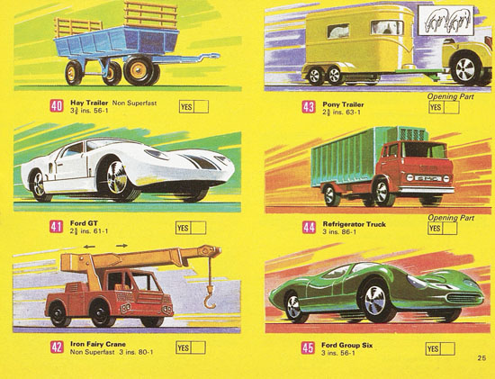 Matchbox Katalog 1970