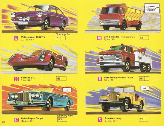 Matchbox Katalog 1970