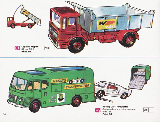 Matchbox Katalog 1970