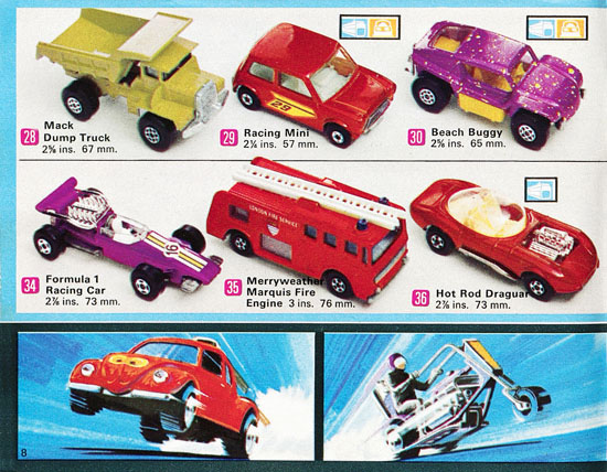 Seite 8 Matchbox Katalog 1973