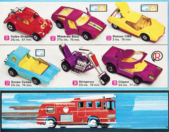 Seite 9 Matchbox Katalog 1973