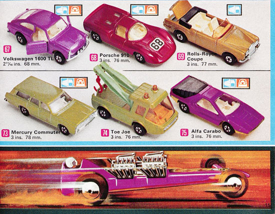 Seite 15 Matchbox Katalog 1973
