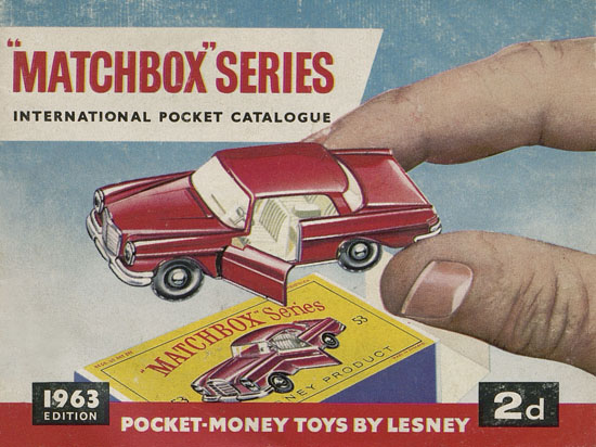 Seite 1 Matchbox Katalog 1963 International Pocket Catalogue 2d