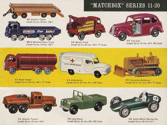 Seite 3 Matchbox Katalog 1963 International Pocket Catalogue 2d