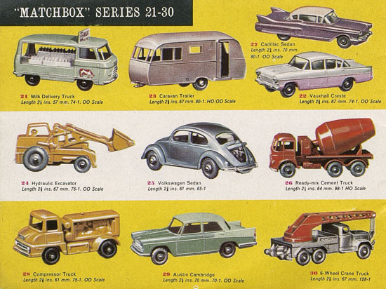 Seite 4 Matchbox Katalog 1963 International Pocket Catalogue 2d