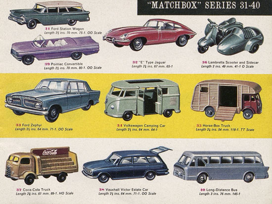 Seite 5 Matchbox Katalog 1963 International Pocket Catalogue 2d