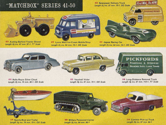 Seite 6 Matchbox Katalog 1963 International Pocket Catalogue 2d
