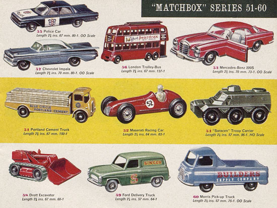 Seite 7 Matchbox Katalog 1963 International Pocket Catalogue 2d