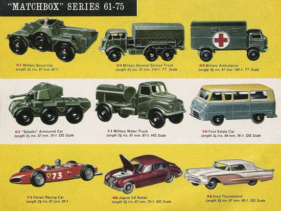 Seite 8 Matchbox Katalog 1963 International Pocket Catalogue 2d