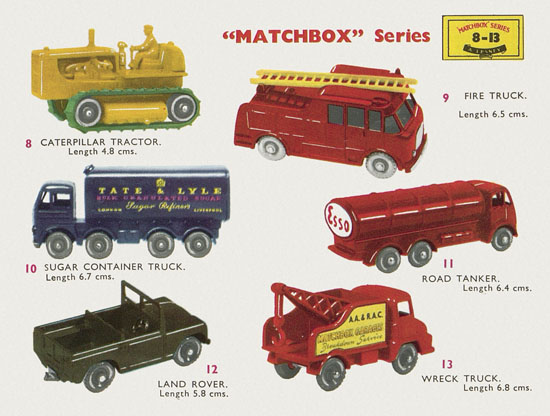 Matchbox Series International Pocket Catalogue 1961