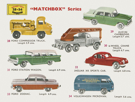 Matchbox Series International Pocket Catalogue 1961