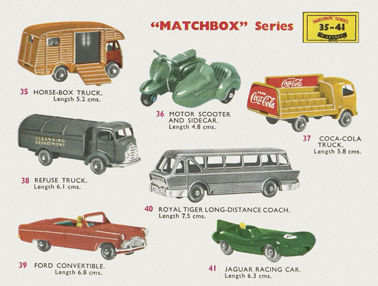 Matchbox Series International Pocket Catalogue 1961