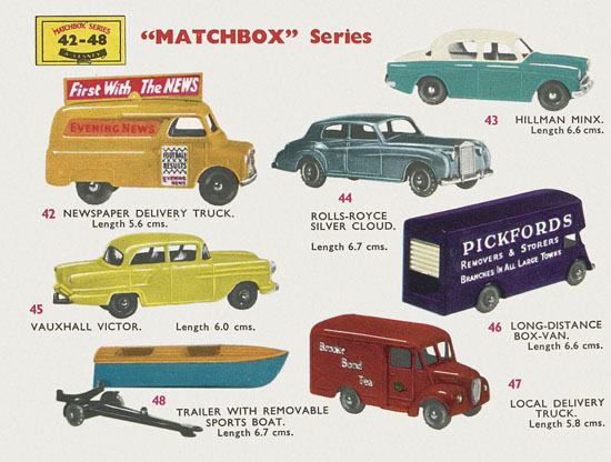 Matchbox Series International Pocket Catalogue 1961