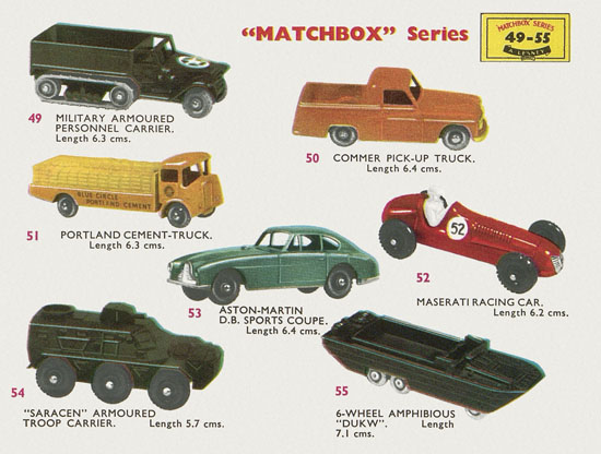 Matchbox Series International Pocket Catalogue 1961