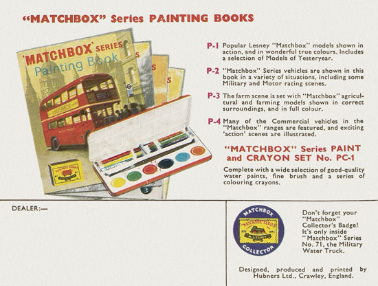 Matchbox Series International Pocket Catalogue 1961