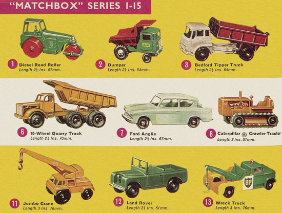 Seite 2 Matchbox Collectors catalogue USA Edition 1965