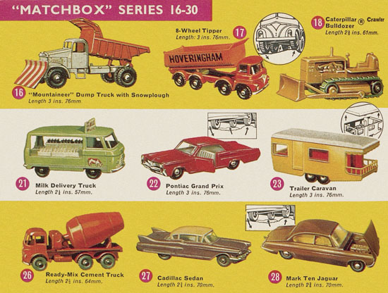 Seite 4 Matchbox Collectors catalogue USA Edition 1965