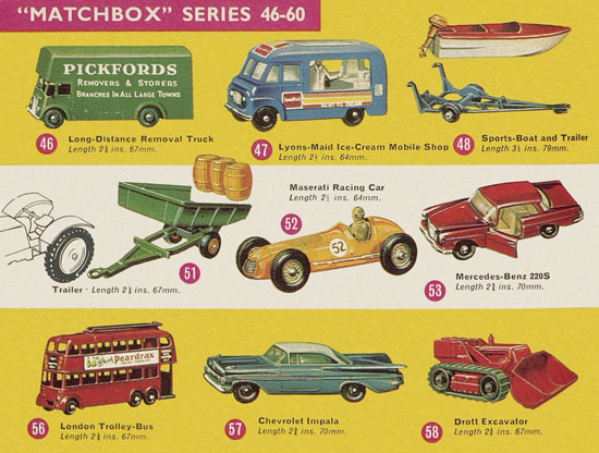 Seite 8 Matchbox Collectors catalogue USA Edition 1965