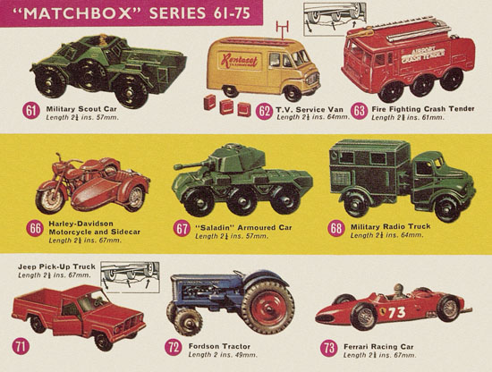 Seite 10 Matchbox Collectors catalogue USA Edition 1965