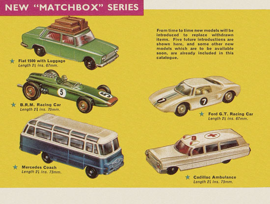 Seite 12 Matchbox Collectors catalogue USA Edition 1965