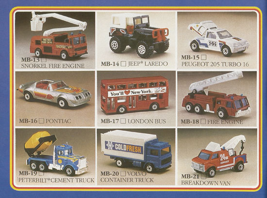 Matchbox Collectors Catalogue 1986-1987