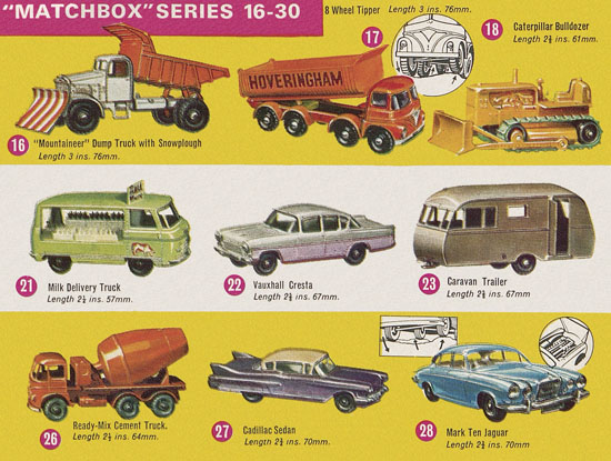 Seite 4 Matchbox Collectors catalogue USA Edition 1964