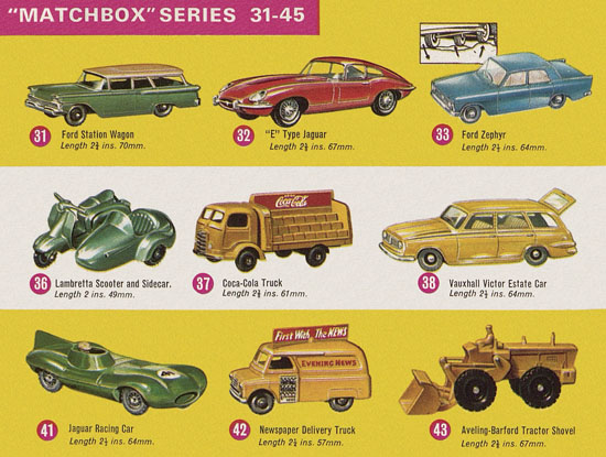 Seite 6 Matchbox Collectors catalogue USA Edition 1964