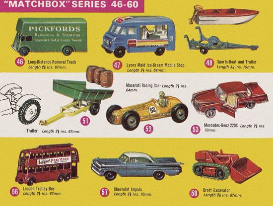 Seite 8 Matchbox Collectors catalogue USA Edition 1964