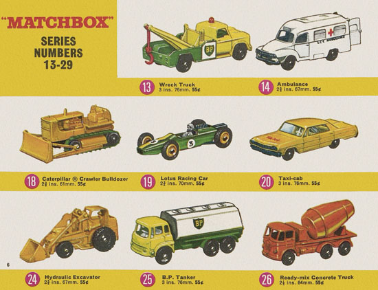 Seite 6 Matchbox Collectors Guide USA Edition 1966