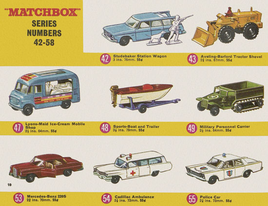 Seite 10 Matchbox Collectors Guide USA Edition 1966