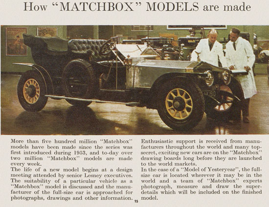 Seite 15 Matchbox Collectors Guide USA Edition 1966