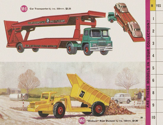Seite 25 Matchbox Collectors Guide USA Edition 1966