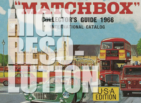 Matchbox Collectors Guide USA Edition 1966