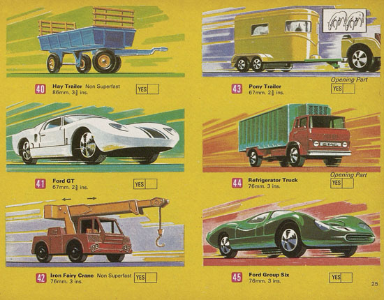Seite 25 Matchbox catalog USA Edition 1970