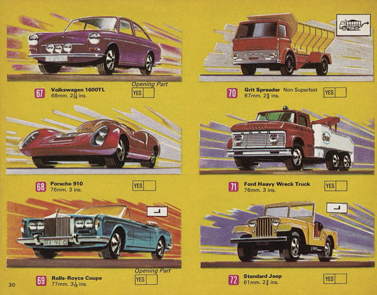 Seite 30 Matchbox catalog USA Edition 1970