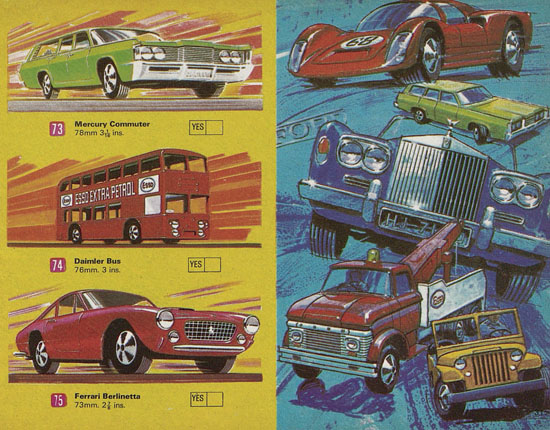 Seite 31 Matchbox catalog USA Edition 1970