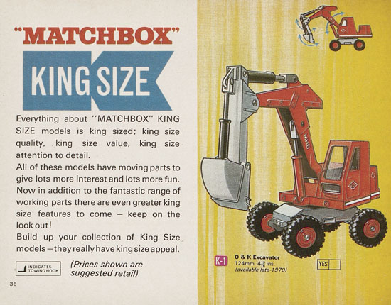 Seite 36 Matchbox catalog USA Edition 1970