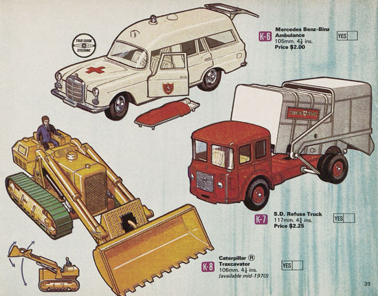 Seite 39 Matchbox catalog USA Edition 1970