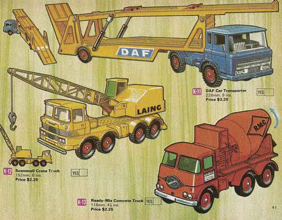 Seite 41 Matchbox catalog USA Edition 1970