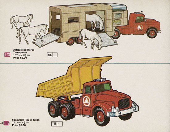 Seite 44 Matchbox catalog USA Edition 1970