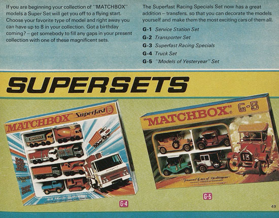 Matchbox catalog USA Edition 1970