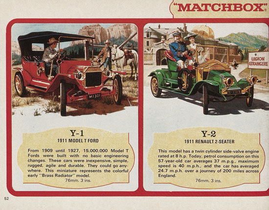 Seite 52 Matchbox catalog USA Edition 1970