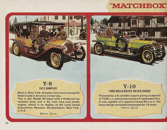 Seite 56 Matchbox catalog USA Edition 1970