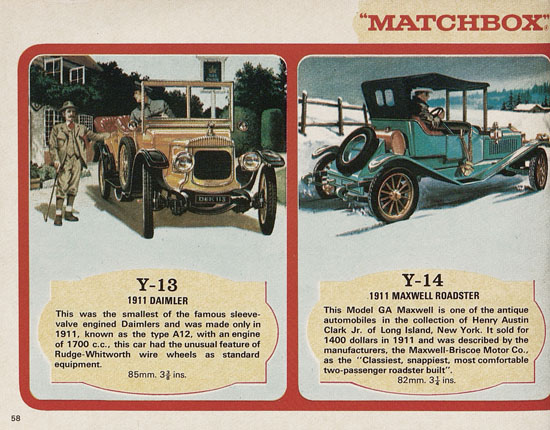 Seite 58 Matchbox catalog USA Edition 1970