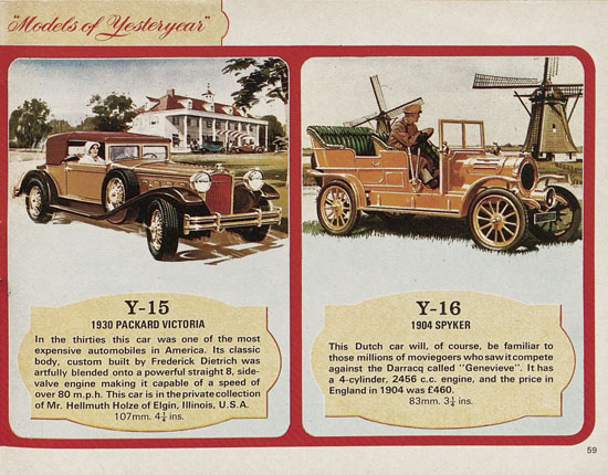 Seite 59 Matchbox catalog USA Edition 1970
