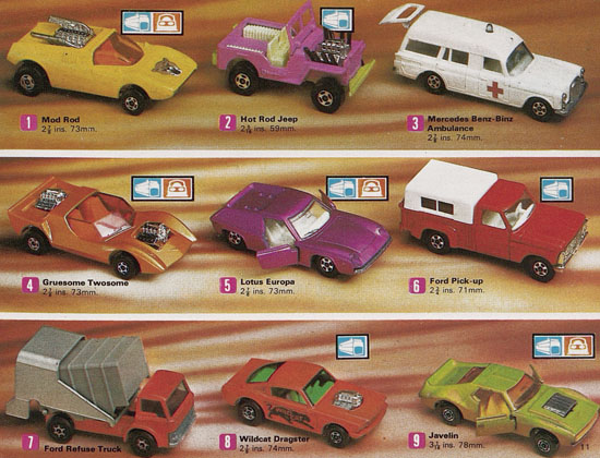 Matchbox catalog USA Edition 1972