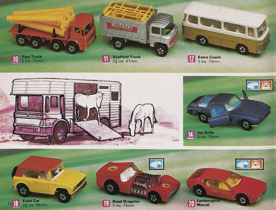 Matchbox catalog USA Edition 1972