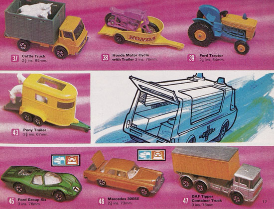 Matchbox catalog USA Edition 1972