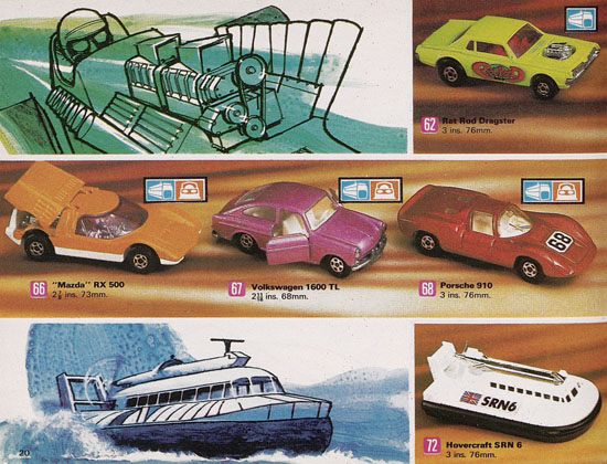 Matchbox catalog USA Edition 1972