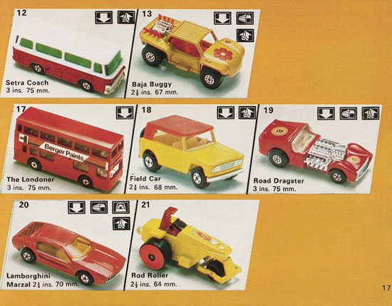 Matchbox catalogue 1974